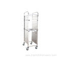 15 Tiers Stainless Steel Bakery Trolley For Baking